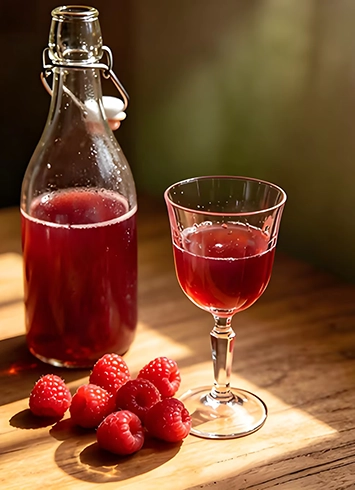 Red Raspberry Fruit Wine
