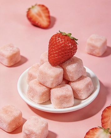 Strawberry-Flavored Gummy Candy